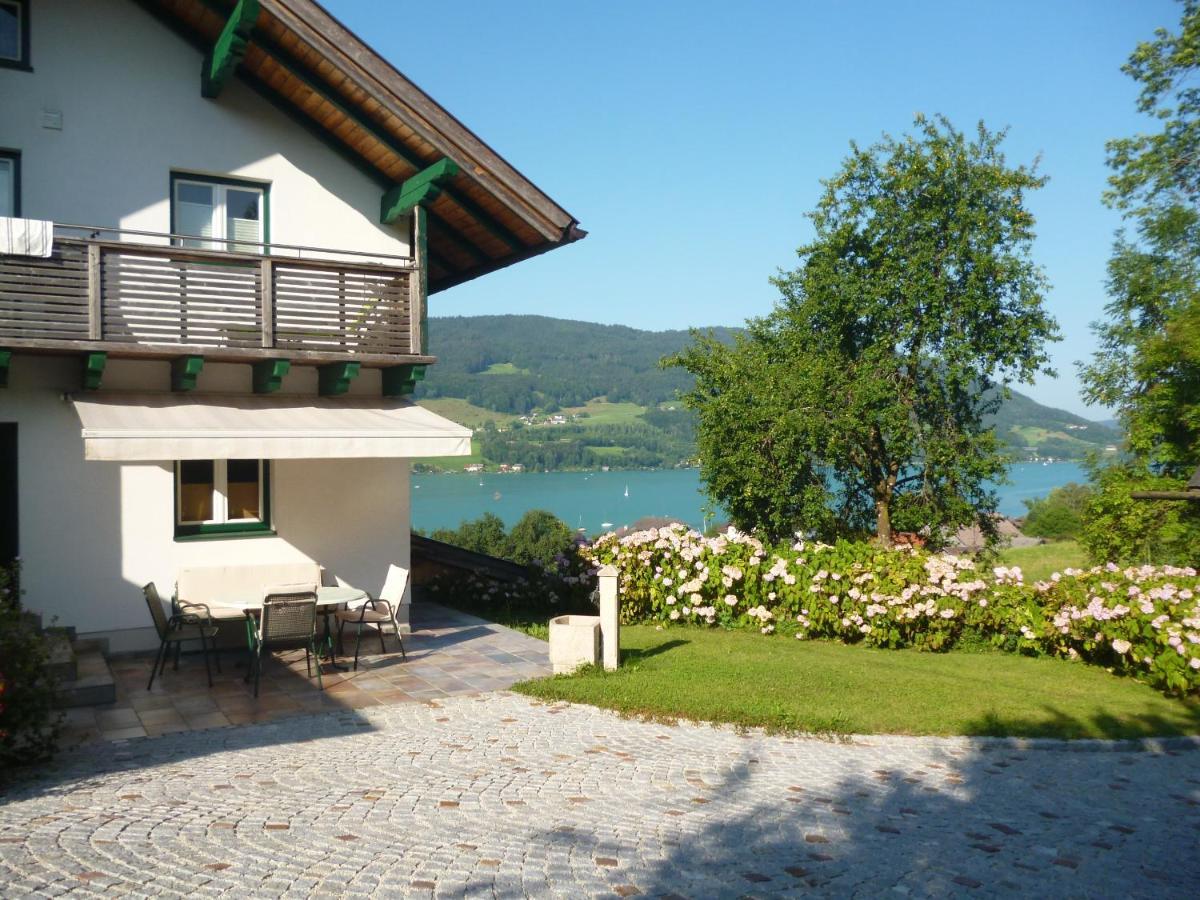 Ferienwohnung Schwarzindien Mondsee Dış mekan fotoğraf