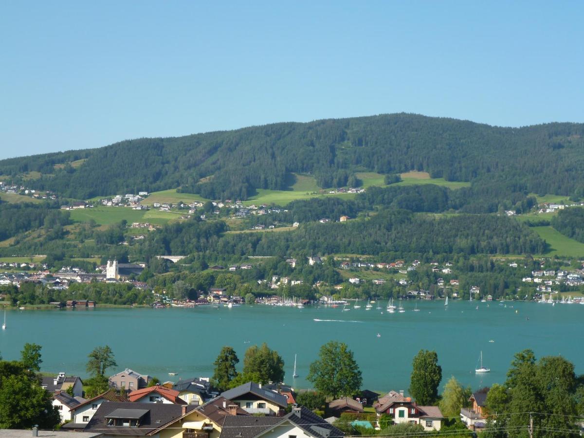 Ferienwohnung Schwarzindien Mondsee Dış mekan fotoğraf